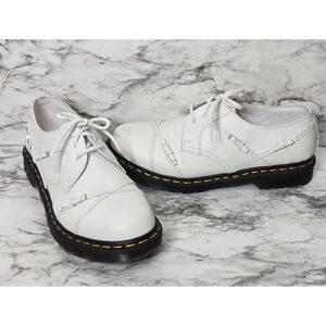Dr. Martens White Leather Oxford Bow 1461